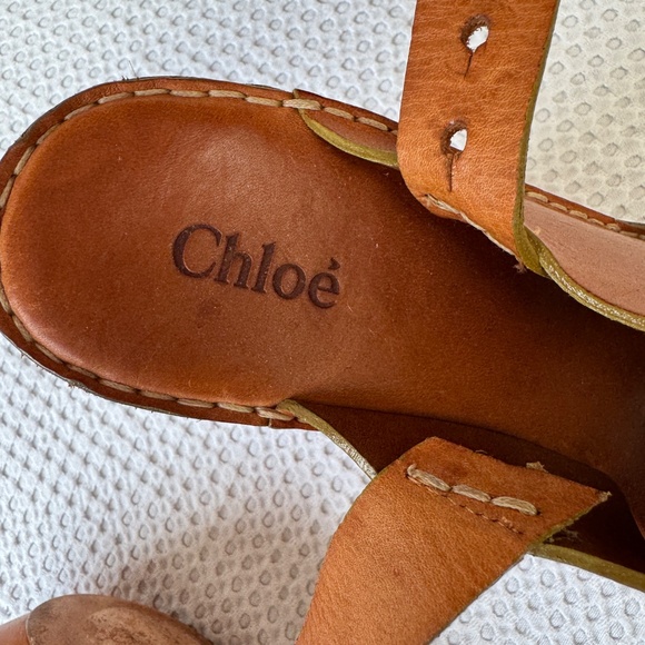 Chloe Leather Wedge Shoe - Picture 12 of 12